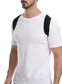 1pc Breathable Adult Orthopedic Strap - Black - View 2