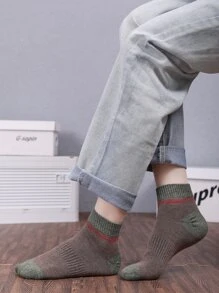 3雙撞色運動襪子 - 彩色 - 查看 3