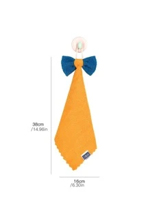 1pc Bow Decor Hand Towel - Multicolor - View 2