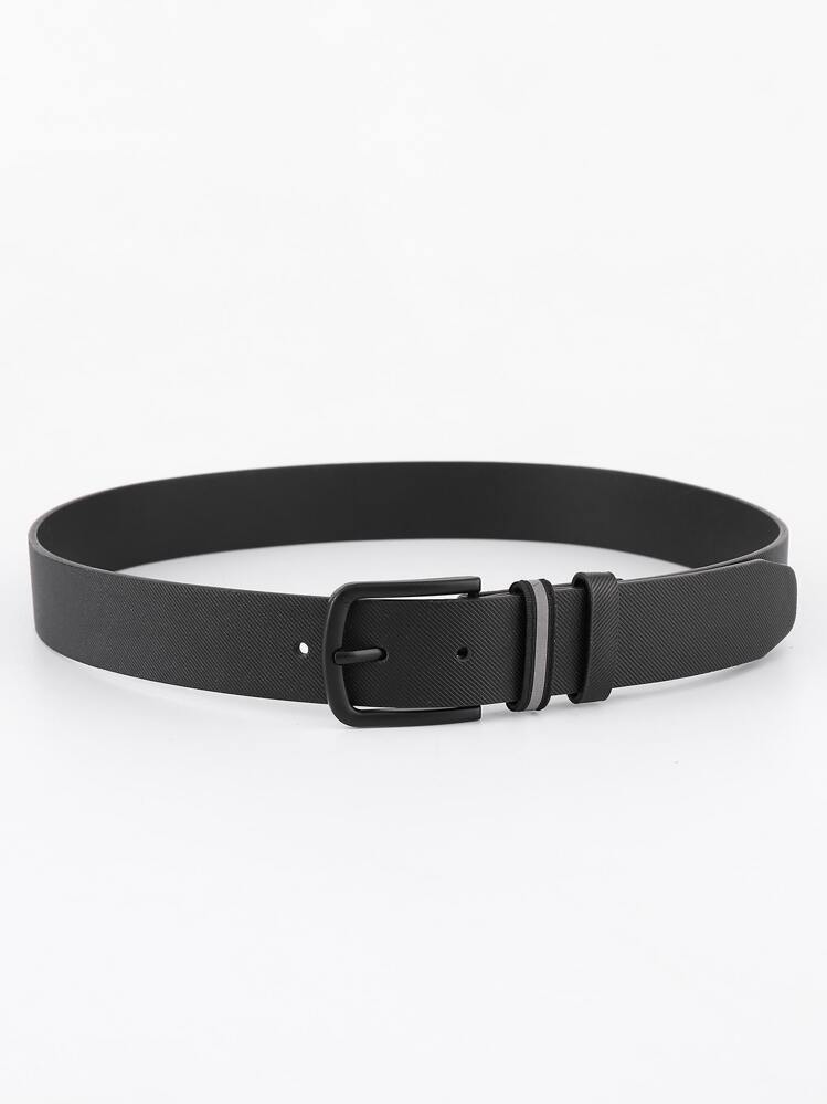 เข็มขัดหนัง PU ผู้ชาย แฟชั่น & อเนกประสงค์ พร้อม หลายอย่าง สี & จิตรกรรม หัวเข็มขัด เหมาะสม สำหรับ สวมใส่ทุกวัน 1 ชิ้น - สีดำ - ดู 1