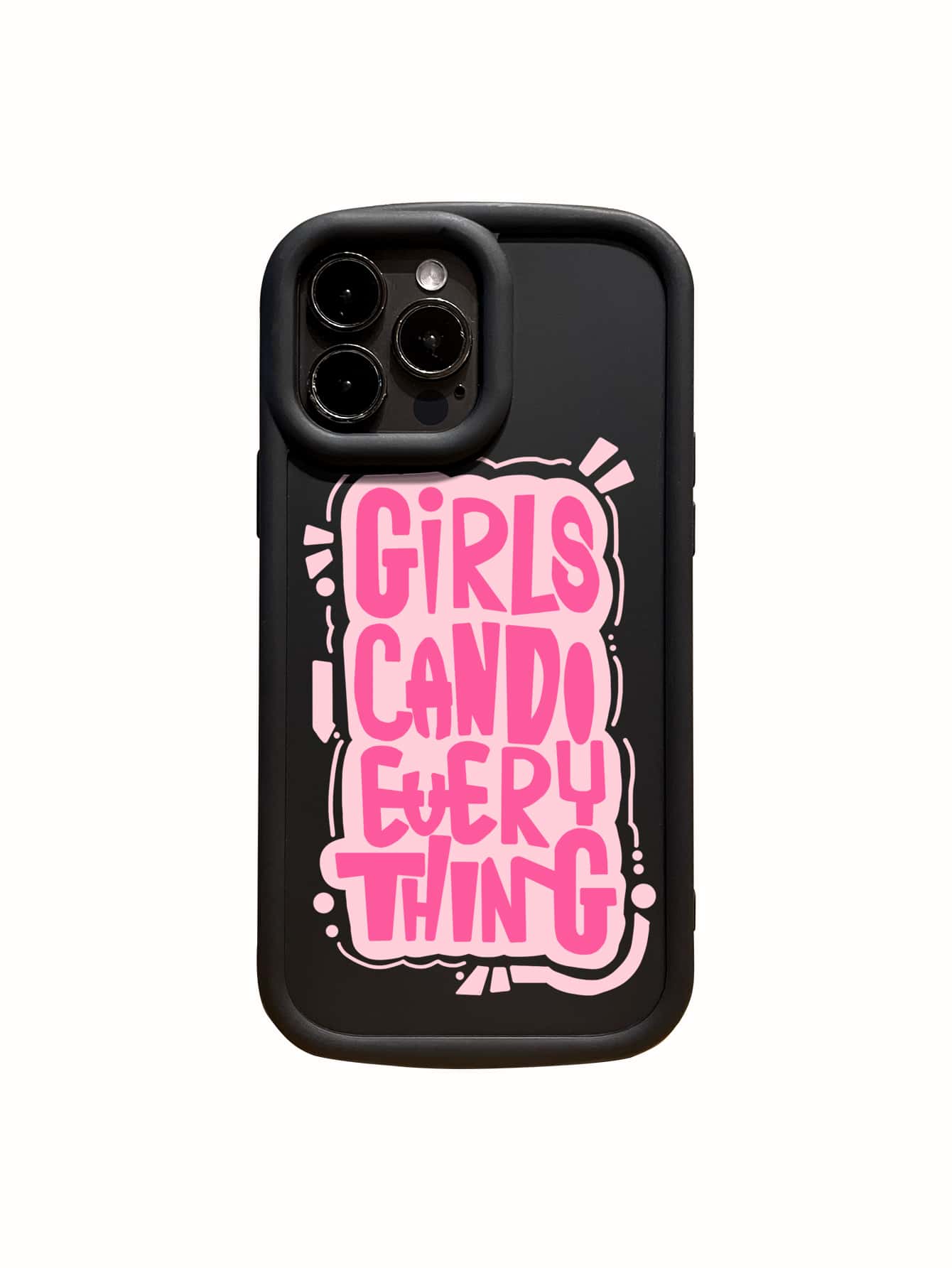Funda para móvil con estampado de slogan - Multicolor - Ver 1