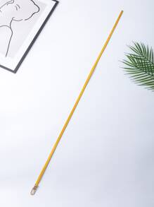 1 chiếc thắt lưng da mỏng đa năng nhiều màu thời trang dành cho nữ, thắt lưng trang trí cho váy hoặc áo len, thắt lưng PU mỏng có khóa kim cho quần Halloween mùa hè, trường học mùa thu, mùa thu, Halloween - Màu vàng - Xem 2