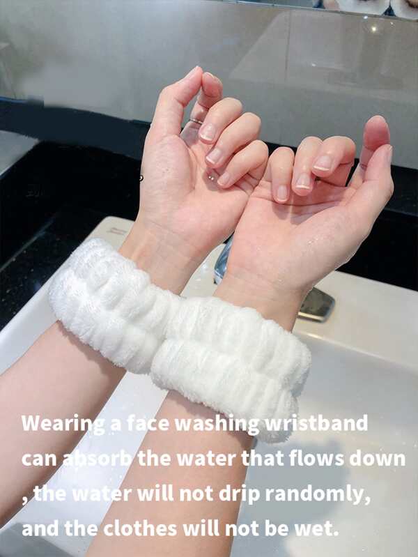 Facial Wrist Strap Towel, Absorbent Strap Wrist, Washband Face Wash Straps, Reusable Spa