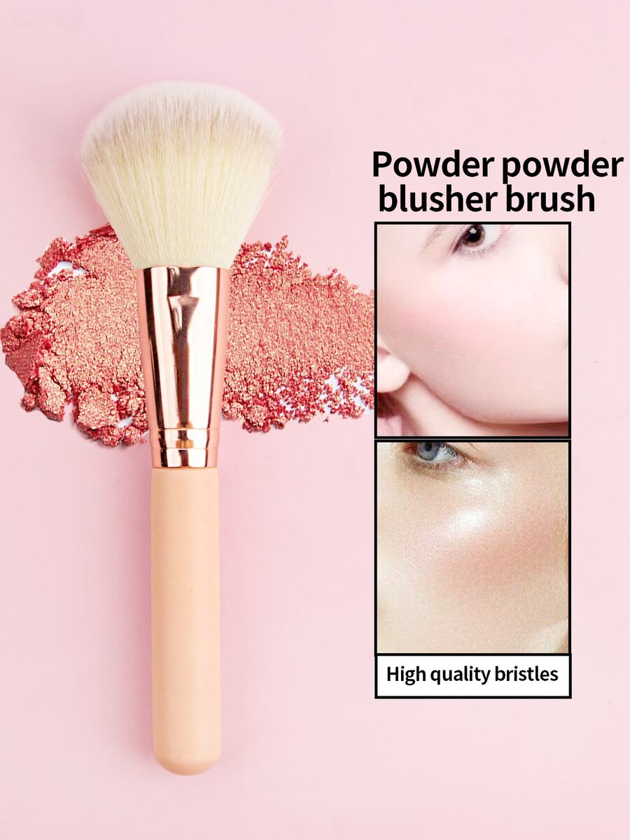 1pc Blush Brush - Apricot - View 1