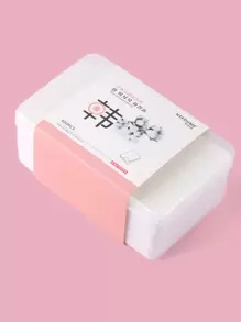 NEFOUME 600入組卸妝液，600入組濕臉壓縮化妝護膚清潔合二為一，化妝面部軟墊用於塗抹乳液卸妝眼妝和指甲油 - 白色 - 查看 1