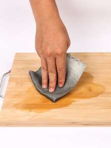 1pc Bamboo Cutting Board, Kitchen Chopping Board For Kitchen - Yellow - View 5