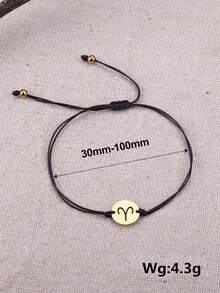 1 pieza Pulsera constelación símbolo - Multicolor - Ver 4