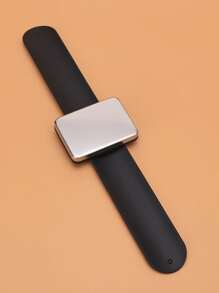 1 miếng đệm tạo kiểu tóc hình vuông màu đen có dây đeo cổ tay từ tính để cất giữ - Nhiều màu - Xem 1