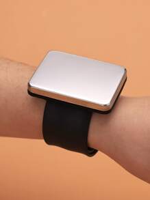 1 miếng đệm tạo kiểu tóc hình vuông màu đen có dây đeo cổ tay từ tính để cất giữ - Nhiều màu - Xem 6