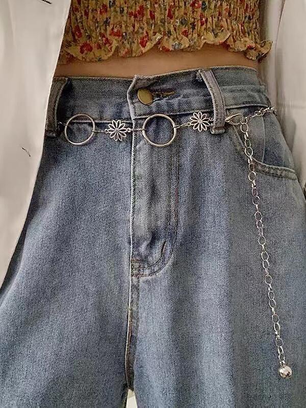 Round Decor Chain Belt