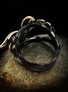 Nhẫn thiết kế hoa trang trí bằng đá khối Zirconia - Nhiều màu - Xem 4