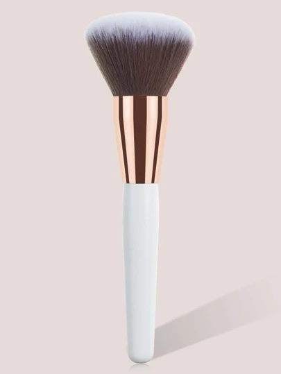 1 cọ trang điểm đầu to màu bạch kim, dùng cho kem nền, che khuyết điểm, má hồng, tạo khối, đánh phấn má hồng, phấn tạo khối, phấn phủ, kem nền, đánh má hồng, quà tặng.