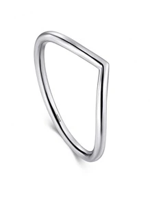 925銀韓國輕奢INS風格多層戒指，帶有心形、字母、星星和皇冠元素，多功能 - 銀色 - 查看 1