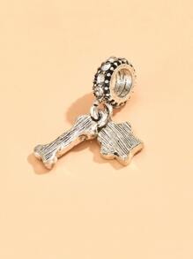 1 pieza Accesorio de joyería DIY en forma de garra de pata vintage con strass lindo - Negro - Ver 2