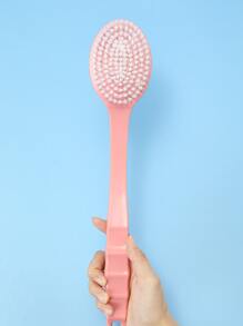 Dual-Sided Back Massage & Cleaning Brush, Multi-Functional Household - Pink - View 8
