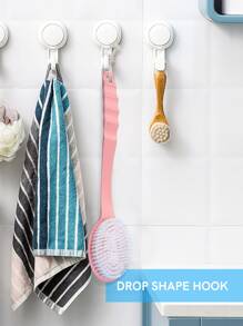 Dual-Sided Back Massage & Cleaning Brush, Multi-Functional Household - Pink - View 9