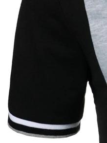 Manfinity Homme Hombres Camisa polo de color combinado ribete de rayas - Multicolor - Ver 6