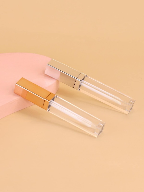 2pcs 4.2ML Lip Gloss Subpackage Bottle SHEIN USA