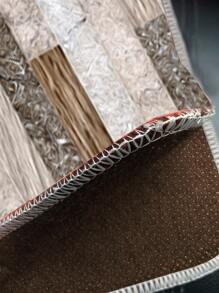 1入組磚圖案廚房地毯現代滌綸防滑廚房墊 - 彩色 - 查看 6