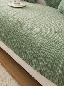 1入組素色綠色彈力沙發座墊套現代滌綸彈力沙發巾適合家用四季皆宜 - 綠色 - 查看 5