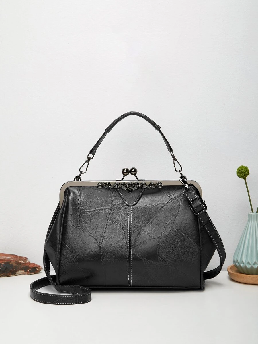 Bolso de hombro/cruzado de piel suave de gran capacidad y múltiples bolsillos para mujer: Bolso para teléfono, embrague, bolso monedero, bolso para fiestas y cenas, informal y versátil; perfecto como regalo de cumpleaños. Con correa de hombro desmontable y precio asequible, bolso con inspiración retro
