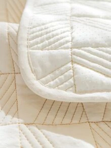 1入組米色沙發巾現代滌綸沙發套家用毯子 - 米色 - 查看 2