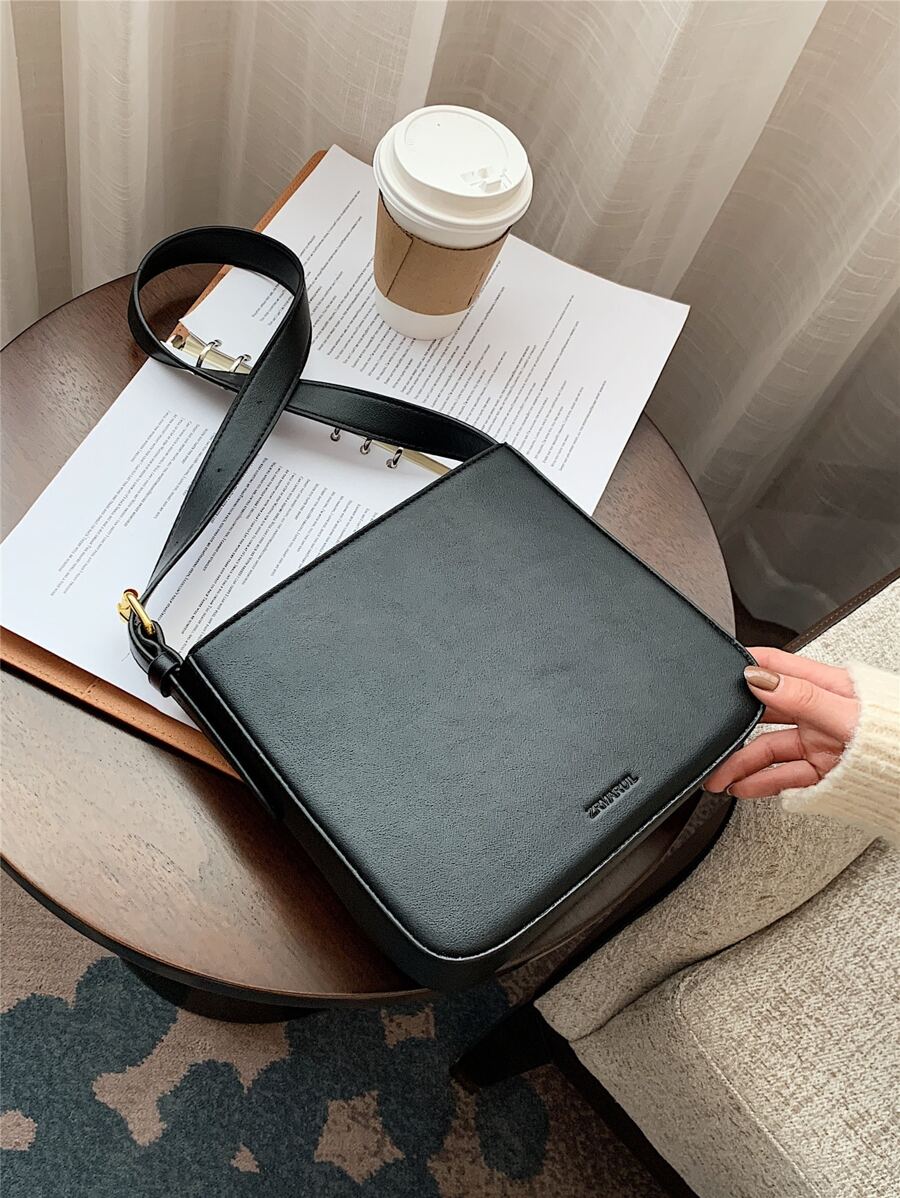 Túi vai Có thể điều chỉnh được Thanh lịch - màu đen - Xem 1