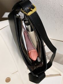 Túi vai Có thể điều chỉnh được Thanh lịch - màu đen - Xem 4