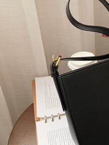 Túi vai Có thể điều chỉnh được Thanh lịch - màu đen - Xem 5