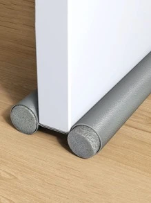 1pc Waterproof Door Sealing Sticker, Modern Plastic Tile Decoration Seam Tape For Door - Grey - View 4