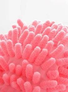 2pcs/set Pink Shoe Cover, Simple Cleaning Design Shoe Booties Cover For Indoor - Pink - View 3