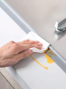 1roll Plastic Sealing Strip, Grey Sealing Tape For Kitchen, Bathroom - Grey - View 4