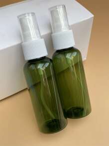 Botella pulverizadora dispensadora de líquidos, 2 piezas, 50ml, estilo Pastoral de plástico verde, botella pulverizadora de agua divertida bohemia - Verde militar - Ver 3