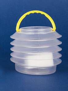 1pc Foldable Painting Brush Washer - Clear - View 4