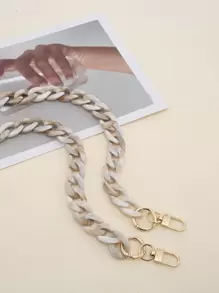 DIY 新款時尚女手手提包配件鏈條可拆卸豪華肩帶金屬鋁製手提包配件替換配件耐用時尚適合新秀和白領青少年女孩女大學生