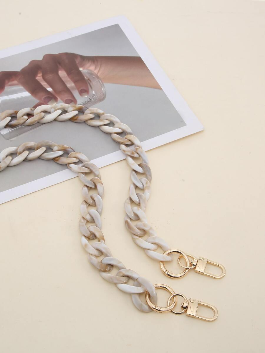 DIY 新款時尚女手手提包配件鏈條可拆卸豪華肩帶金屬鋁製手提包配件替換配件耐用時尚適合新秀和白領青少年女孩女大學生