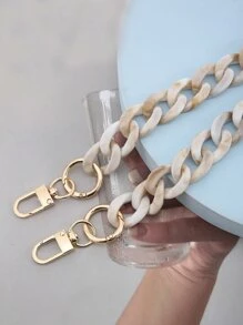 DIY 新款時尚女手手提包配件鏈條可拆卸豪華肩帶金屬鋁製手提包配件替換配件耐用時尚適合新秀和白領青少年女孩女大學生