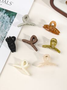 7 piezas Garra de pelo unicolor - Multicolor - Ver 1