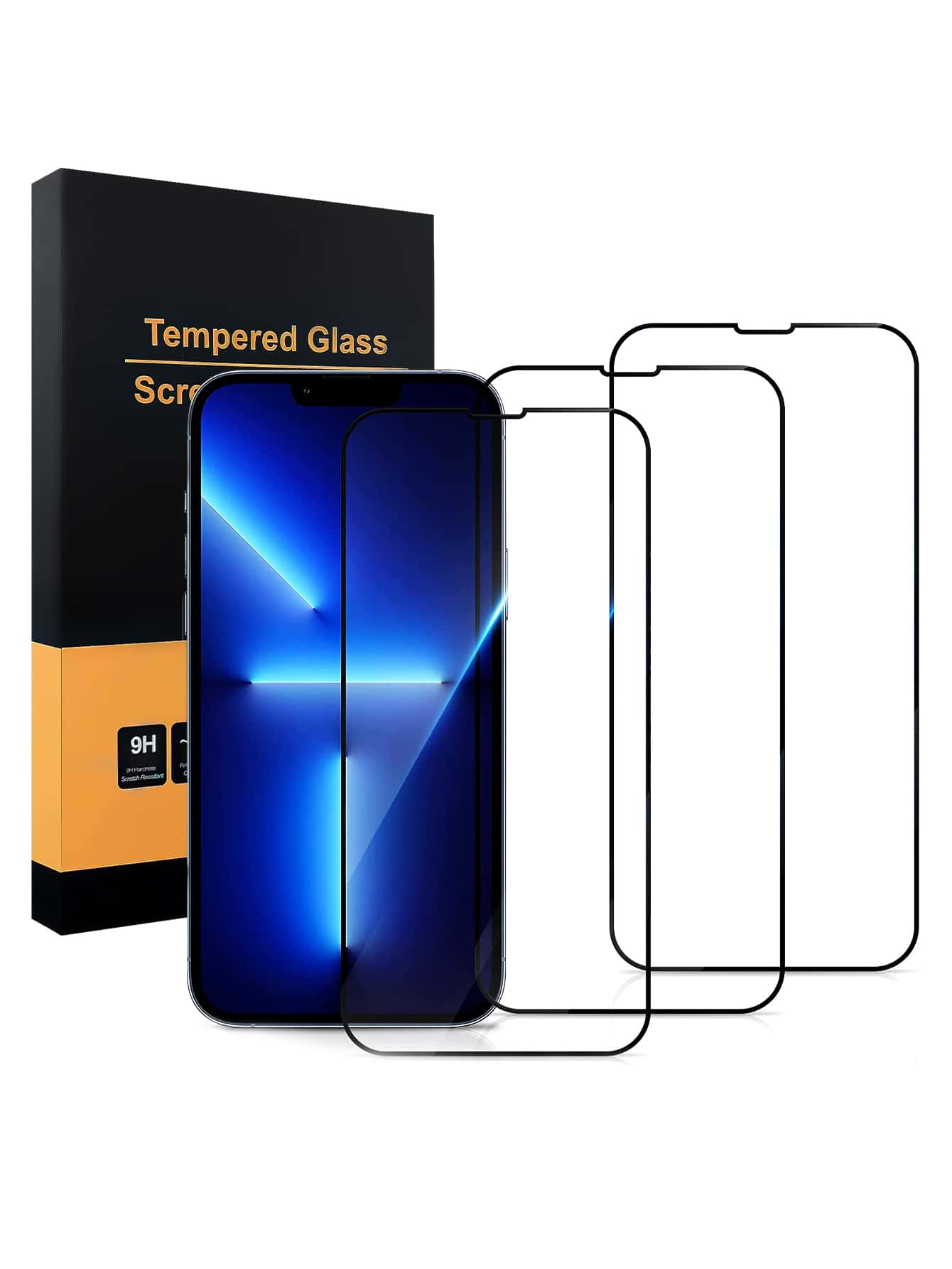 3 tấm phim bảo vệ màn hình chống rơi HD tương thích với iPhone - Trong sáng - Xem 1