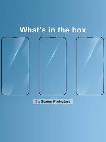 3 tấm phim bảo vệ màn hình chống rơi HD tương thích với iPhone - Trong sáng - Xem 4