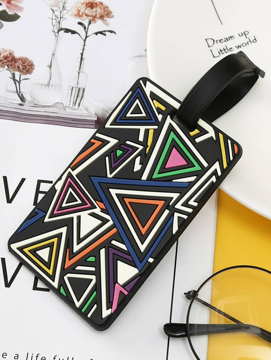 時尚矽膠行李牌女士旅行配件矽膠行李箱身份證地址夾行李