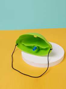 1pc Frog Tongue Design Cat Lover And Cat Mom Love Teaser Toy For Cat Lover And Cat Mom Love For Interaction - Green - View 2