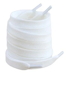 1 双针织鞋带适合运动鞋、滑板鞋、休闲鞋、运动鞋和学生鞋