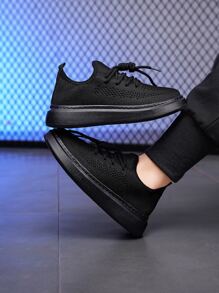 運動板鞋適用於男孩前綁帶運動鞋