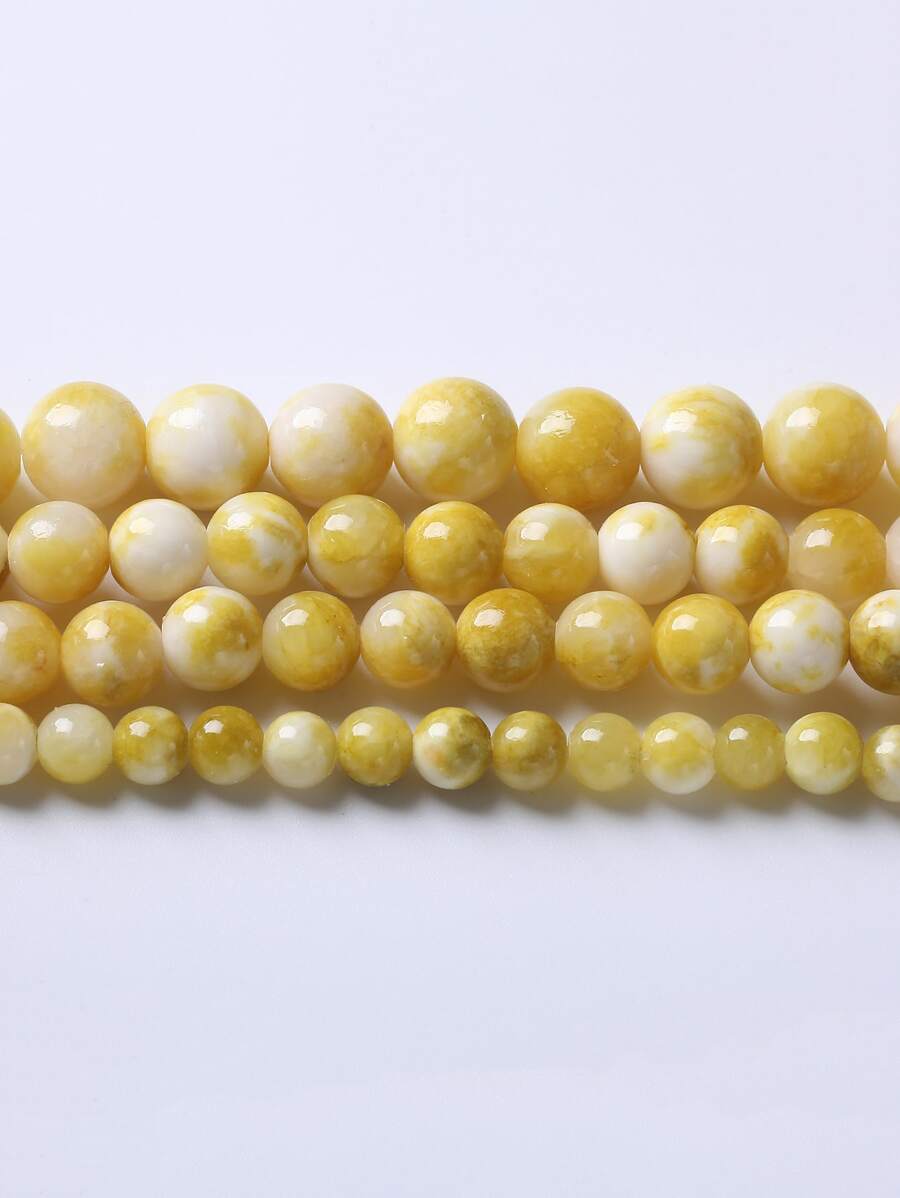 1strand Bead DIY Jewelry Accessory - Yellow - View 1