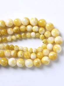 1strand Bead DIY Jewelry Accessory - Yellow - View 4