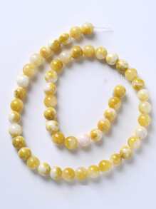 1strand Bead DIY Jewelry Accessory - Yellow - View 6