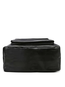 minimalista Mochila clásica con bolsillo delantero Mochila funcional - Negro - Ver 7