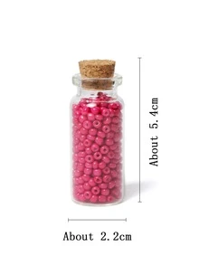 1box Fashionable DIY Bead For Women For DIY Jewelry Making - Hot Pink - View 3