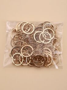 62入組極簡鑰匙圈 - 金色 - 查看 7